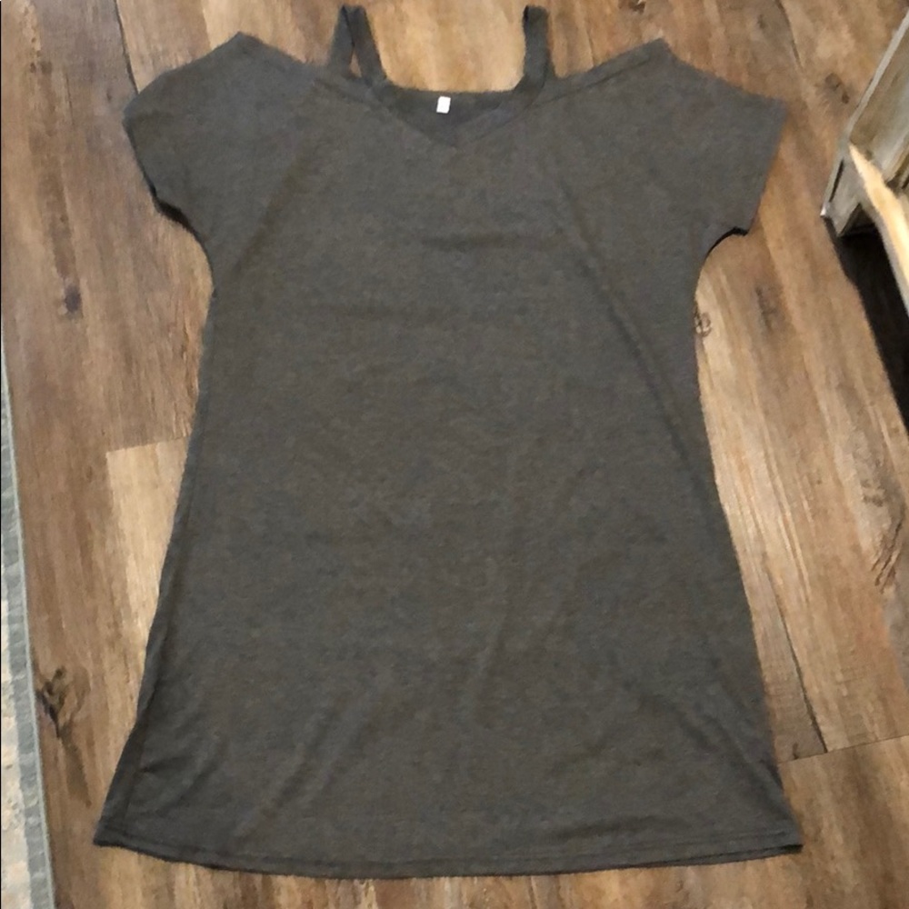 Cold shoulder dress